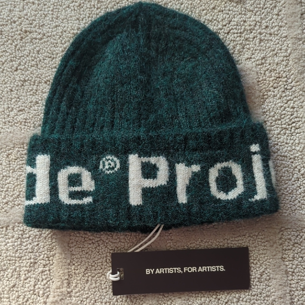 Nude Project Green Knit Beanie